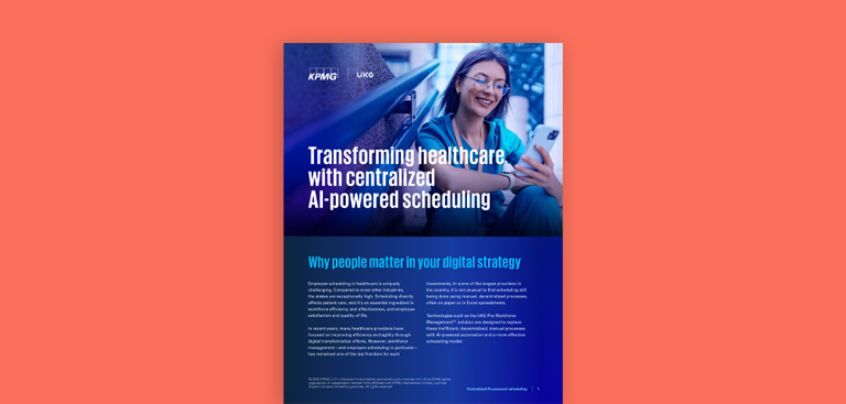 Transforming Healthcare with Centralized AI-Powered Scheduling